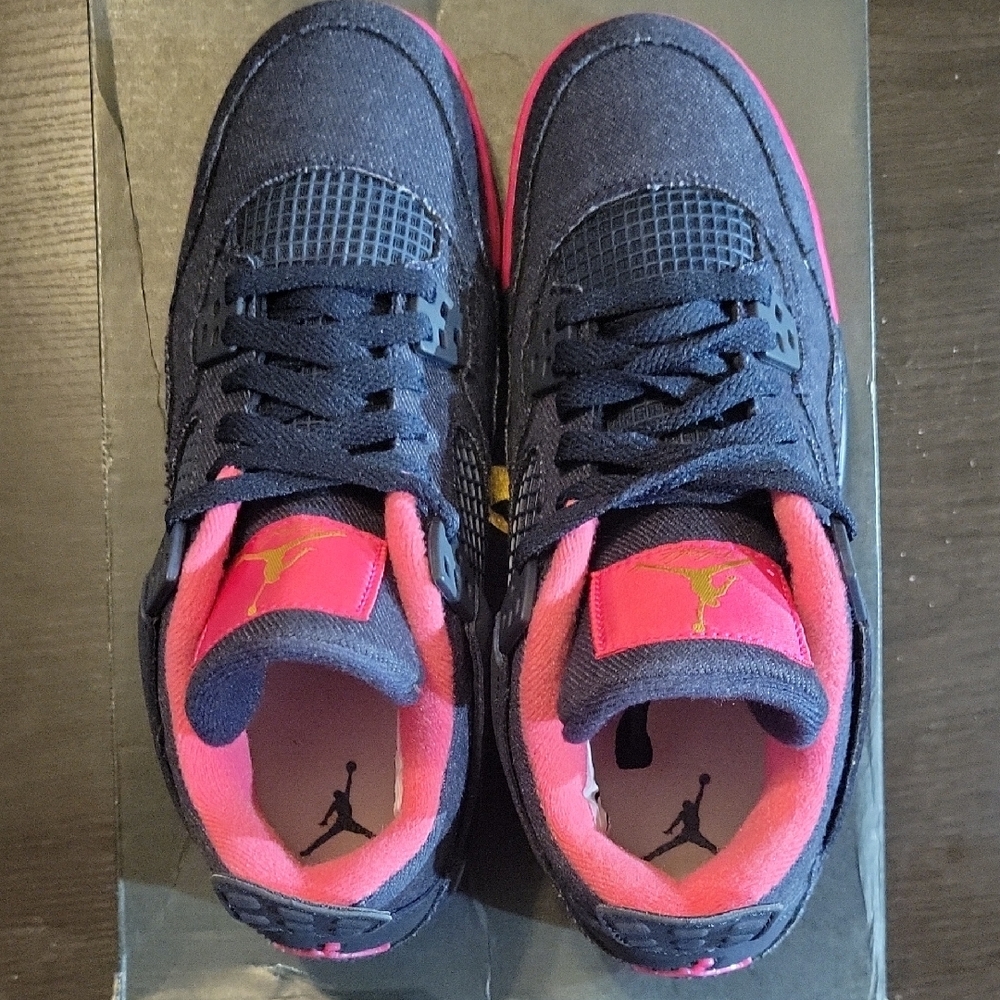 Air Jordan 4 Retro GG Rare "Denim" (2016) W7.5/M6Y NEW W/BOX - Picture 6 of 11